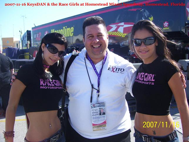 2007-11-16 KeysDAN & the Race Girls at Homestead Miami Speedway, Homestead, Florida